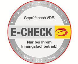 Zertifiziert für E-Check Prüfungen