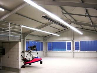 Lichtbänder Montage in Industriehallen
